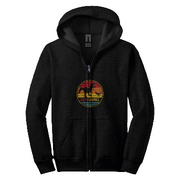 Discover Dinosaur Pet vintages Dad Dinosaur Papasaurus Zip Hoodies