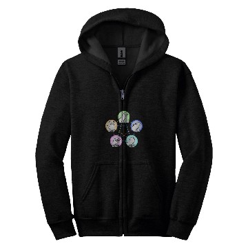 Discover Komodo Pet Funny Classic Hand Games Rock Paper Scissors Lizard Spock Zip Hoodies