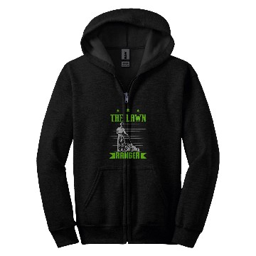 Discover Lawn Mower Fun Humor Landscaper Janitor Zip Hoodies