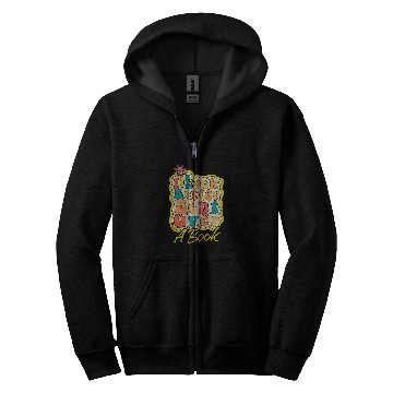 Discover Book Fun I Look Better Bent Over A Book Funny Saying Zip Hoodies