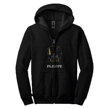 Discover Black PhD Graduate Melanin Doctor Graduation PhD Degree Zip Hoodies