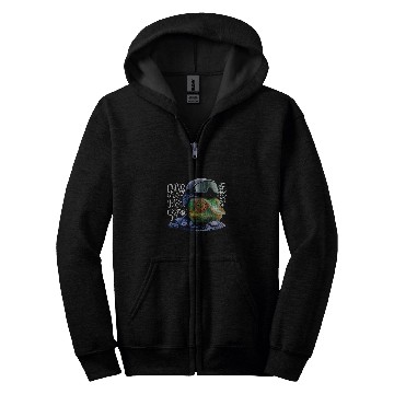 Discover Chameleon Pet Lieutenant Chameleon Hiss Zip Hoodies