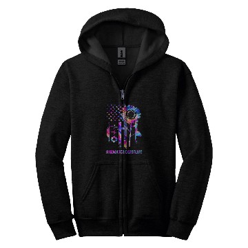 Discover nurses Job Hematologist Color FLAG Sunflower nurses nursess day Zip Hoodies