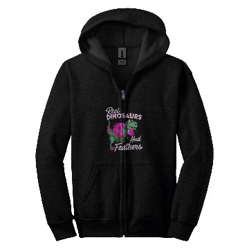 Discover Dinosaur Pet Amazing Real Dinosaurs Had Feathers TRex Comedy Zip Hoodies