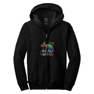 Discover Chameleon True Hue Guru Exotic Reptile Lover 21 Zip Hoodies