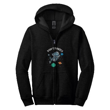 Discover Astronaut Job Planets Cosmonaut Astronomy Space Zip Hoodies