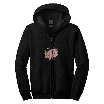 Discover Unicorn Pet Tardigrade Zip Hoodies