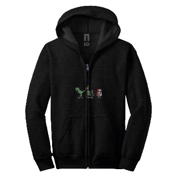 Discover Dinosaur Pet Solid Liquid Gas Dinosaur Back to school Zip Hoodies