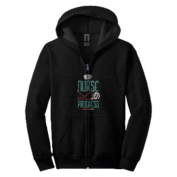 Discover nurses Job In Progress Nursing Student Future nurses Zip Hoodies