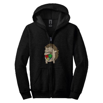 Discover Hedgehog Pet Autism Awareness Zip Hoodies