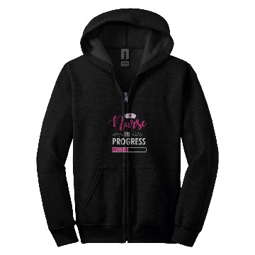 Discover nurses Job In Progress Nursing Student Certified nurses Assistant Zip Hoodies