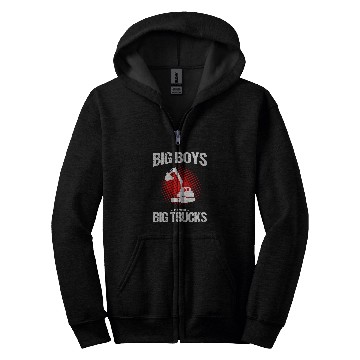 Discover Excavator Fun Mens Backhoe Operator Design for Excavator Sand Digger 2 Zip Hoodies