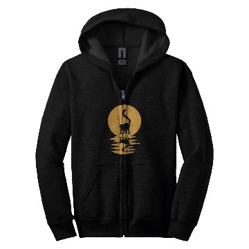 Discover Lemur Pet Great Reflective Lemur Motif Zip Hoodies