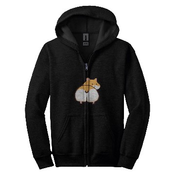 Discover Hamster Pet Cheeks Zip Hoodies