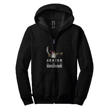 Discover Penguin Pet The Linux Senior Engineer can do anything old pirate Zip Hoodies