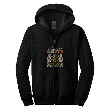 Discover Every Bunnys Favorite School Bus Driver Easter Bunnies Zip Hoodies