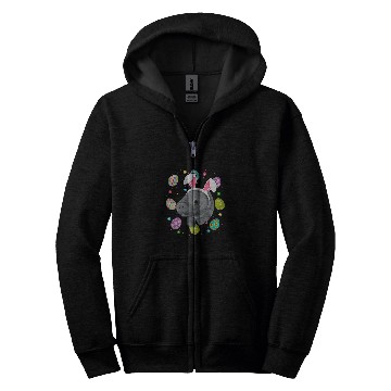 Discover Manatee Pet Funny Easter Egg Lover Bunny Ear Manatee Face Easter Sunday Zip Hoodies