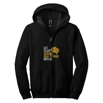 Discover Python Pet Eat Sleep Banana Ball Python Repeat Banana Ball Python 1 Zip Hoodies