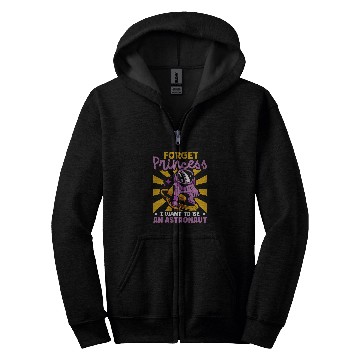 Discover Astronaut Job Astronomy Solar System Outer Space Kids 4 Zip Hoodies