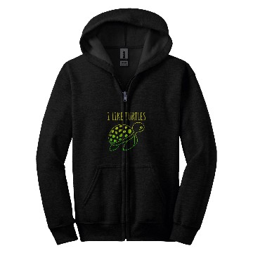 Discover Turtle Pet I like Turtles cute Zip Hoodies
