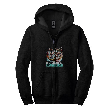 Discover Beer Fun Muster Drill Alcohol Drinker Drinking Beer Cruise Ship 2 Zip Hoodies