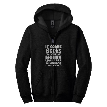 Discover Book Fun Comic Book Collecting Comic Book Owner Comics Collector 1 Zip Hoodies