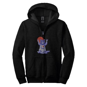 Discover Bear Pet Bear I Love Trash Zip Hoodies