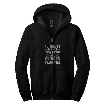 Discover Alimente Par Mes Petitsenfants Et Mes Plantes 2 Zip Hoodies