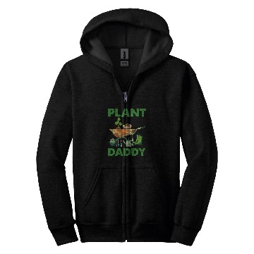Discover Funny Plant Daddy Leaf Gardening Enthusiast Horticulture Zip Hoodies
