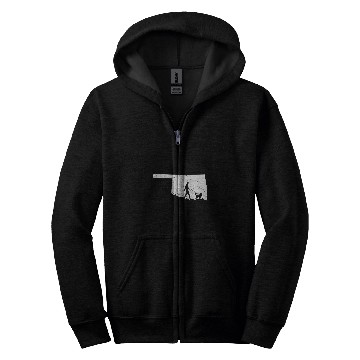 Discover Australian Shepherd Walking Oklahoma Dog Lover Zip Hoodies