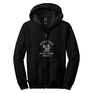 Discover Koala Pet Therapist Speech Pathology Speech Therapy Zip Hoodies