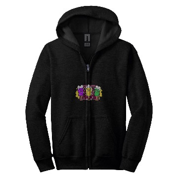 Discover Beer Fun Beer Drinker Mardi Gras New Orleans Louisiana 2 Zip Hoodies