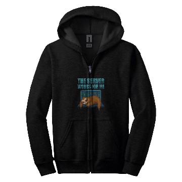 Discover Sloth Pet Coder Developer Coding Software Engineer Sloth Programmer Zip Hoodies