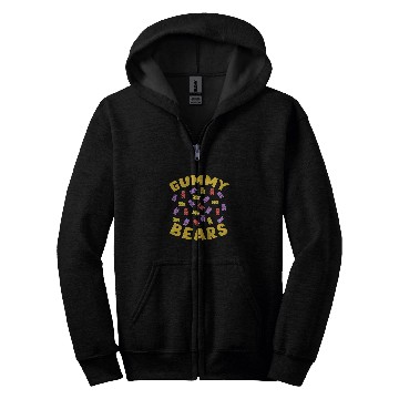 Discover Bear Pet Funny Gummy Bear Design For Candy Lovers Zip Hoodies
