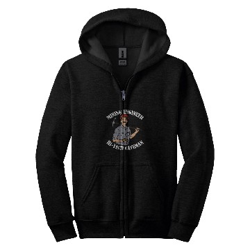 Discover Gold Mining Caveman Prospector Miner Mining Engineer Zip Hoodies