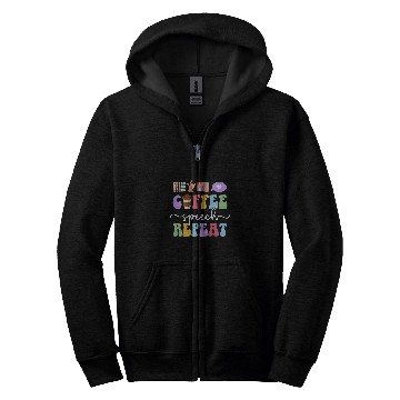 Discover Coffee Fun Speech SLPA Speech Language Pathologist Assistant Zip Hoodies