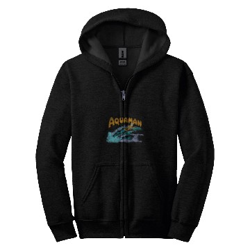 Discover Aquaman Aqua Swim Zip Hoodies