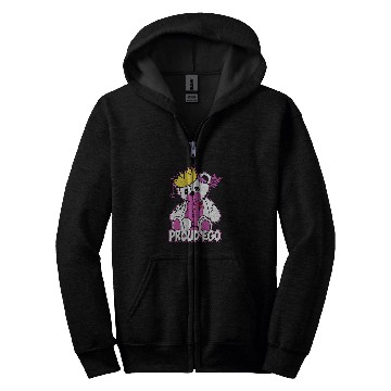 Discover Bear Pet Dunkare Ego Bear Hyper Violet 4S Matching Zip Hoodies
