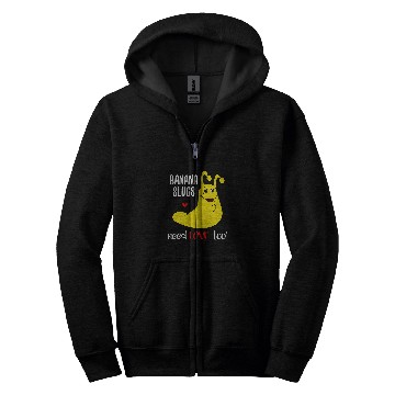 Discover Banana Slugs Need Love Too Funny Zip Hoodies