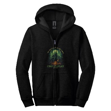 Discover Camp Cthulhu Cosmic Horror Camping Cthulhu 5 Zip Hoodies