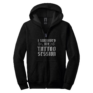 Discover Funny Tattooed Apparel Ink Master Tattoo Pen Machine Zip Hoodies