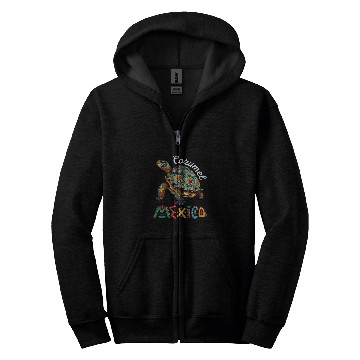 Discover Turtle Pet Cozumel Mexico Tie Dye Turtle Zip Hoodies