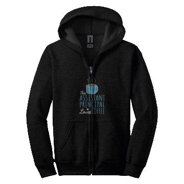 Discover Coffee Fun Assistant Principal Zip Hoodies