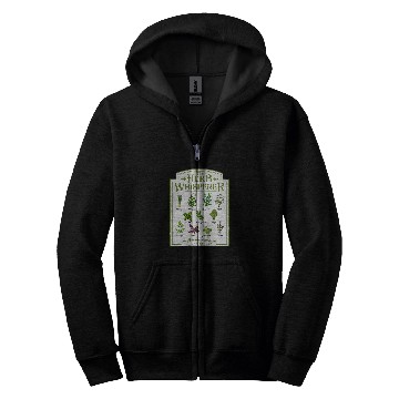 Discover Herb Plants Identification Chart Motive Zip Hoodies