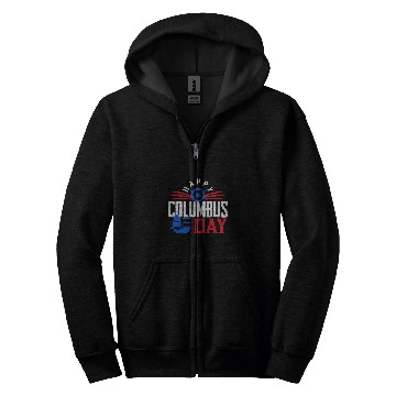 Discover Happy Columbus Day Celebration Zip Hoodies