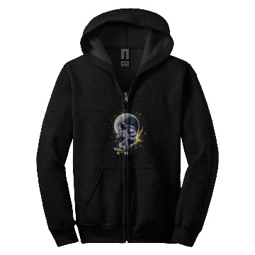 Discover Coffee Fun Astro Coffee Skate Zip Hoodies