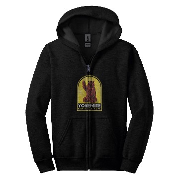 Discover Bear Pet Yosemite National Park Bear 1 Zip Hoodies