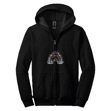 Discover Kids Kids Waymaker Miracle Worker Rainbow Christian 1 Zip Hoodies