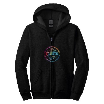 Discover Intervention Teacher Team Early Intervention Therapist 1 Zip Hoodies