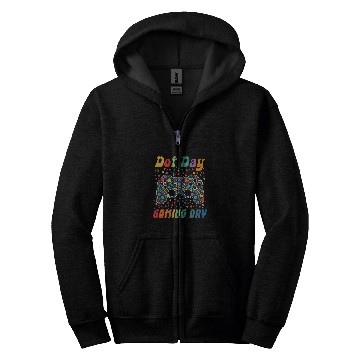 Discover Dot Day International Dot Day Gaming Controller dot day Zip Hoodies